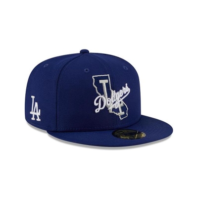 Los Angeles Dodgers Gorra | New Era MLB Local 59fifty Fitted Cap Mexico - Azules